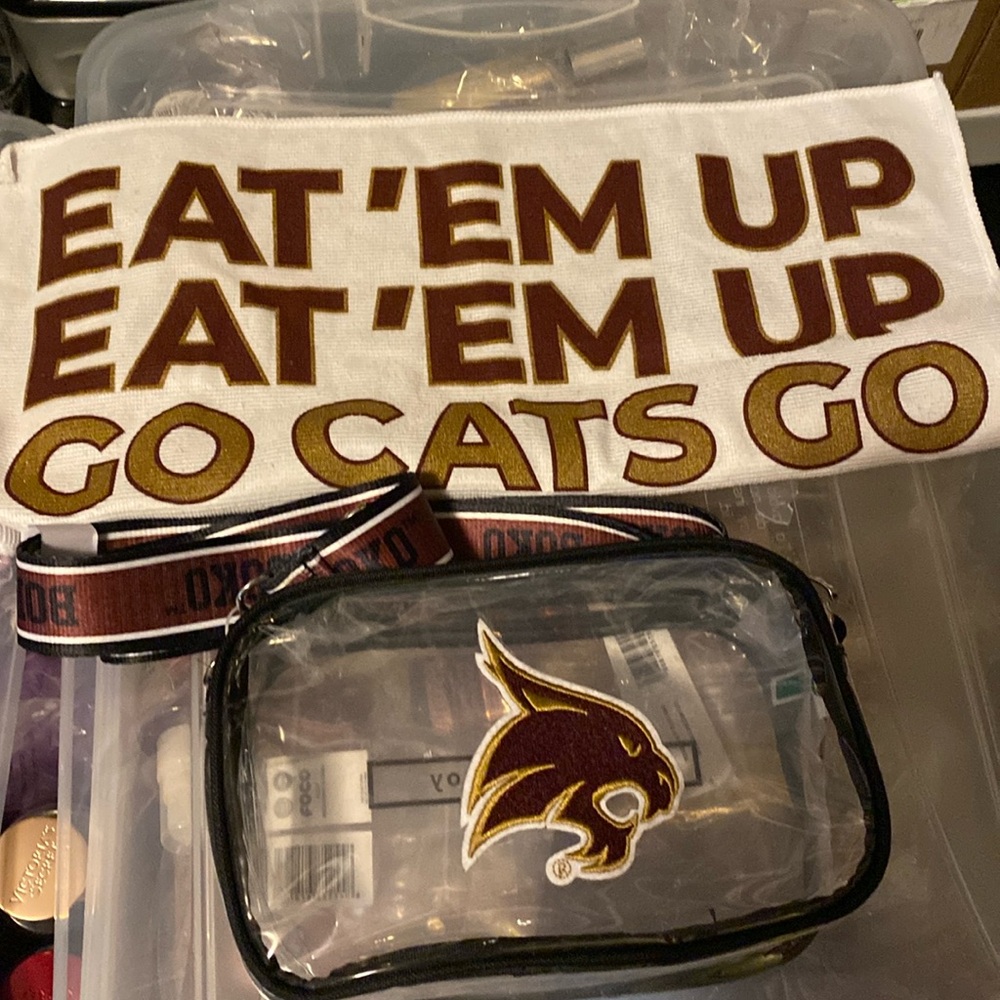 Texas State bobcats stadium Crossbody bag brand new